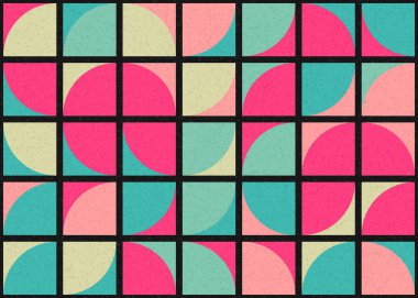 soyut geometrik model vektör çizimi