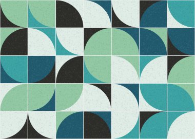 Soyut Geometrik Desen üretken hesaplama sanatı çizimi