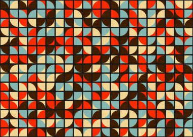 soyut geometrik model vektör çizimi