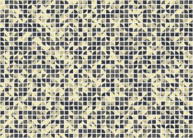 Soyut Geometrik Desen üretken hesaplama sanatı çizimi