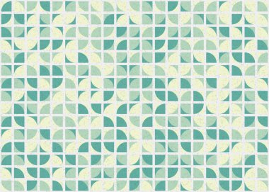 Soyut Geometrik Desen üretken hesaplama sanatı çizimi