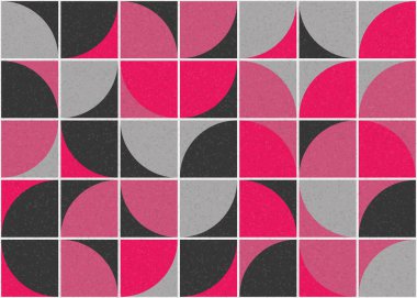 Soyut Geometrik Desen üretken hesaplama sanatı çizimi