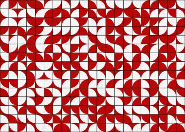 soyut geometrik model vektör çizimi