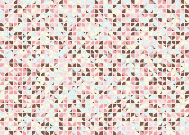 Soyut Geometrik Desen üretken hesaplama sanatı çizimi