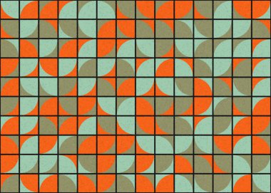 soyut geometrik model vektör çizimi