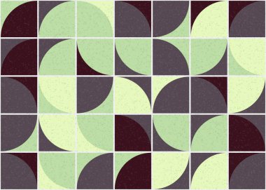 Soyut Geometrik Desen üretken hesaplama sanatı çizimi