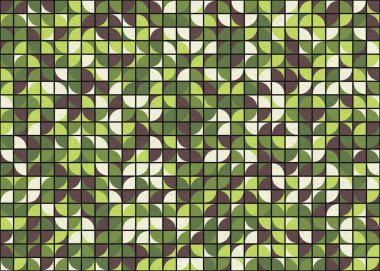 soyut geometrik model vektör çizimi