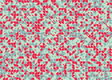 soyut geometrik model vektör çizimi