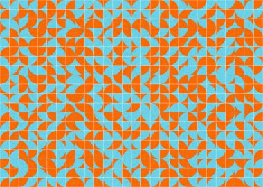 soyut geometrik model vektör çizimi