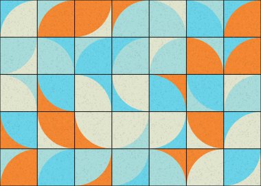 Soyut Geometrik Desen üretken hesaplama sanatı çizimi