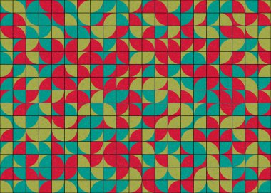 soyut geometrik model vektör çizimi