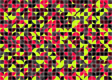 soyut geometrik model vektör çizimi