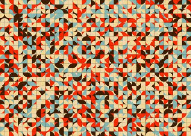 soyut geometrik model vektör çizimi