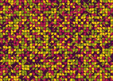 soyut geometrik model vektör çizimi