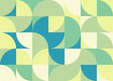 Soyut Geometrik Desen üretken hesaplama sanatı çizimi