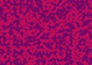 Soyut Geometrik Desen üretken hesaplama sanatı çizimi