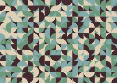 Soyut Geometrik Desen üretken hesaplama sanatı çizimi