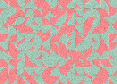 Soyut Geometrik Desen üretken hesaplama sanatı çizimi