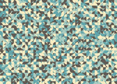 Soyut Geometrik Desen üretken hesaplama sanatı çizimi