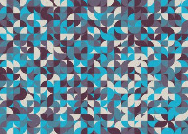 Soyut Geometrik Desen üretken hesaplama sanatı çizimi