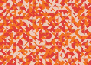 Soyut Geometrik Desen üretken hesaplama sanatı çizimi