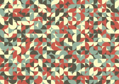 Soyut Geometrik Desen üretken hesaplama sanatı çizimi