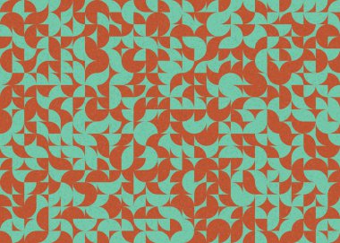 Soyut Geometrik Desen üretken hesaplama sanatı çizimi