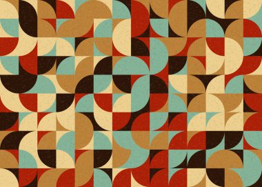 Soyut Geometrik Desen üretken hesaplama sanatı çizimi