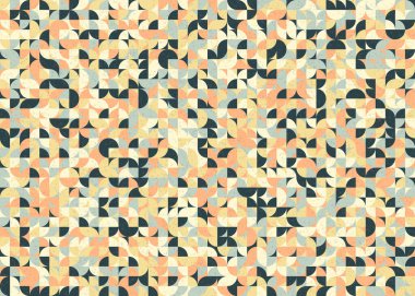 Soyut Geometrik Desen üretken hesaplama sanatı çizimi