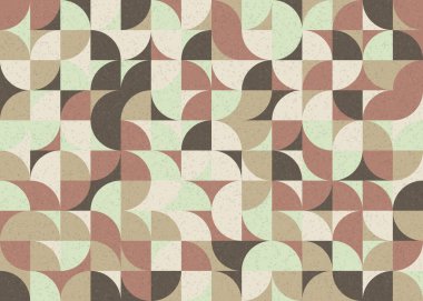 Soyut Geometrik Desen üretken hesaplama sanatı çizimi