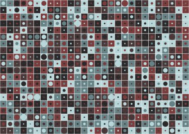Soyut Geometrik Desen üretken hesaplama sanatı çizimi