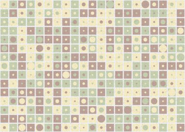 Soyut Geometrik Desen üretken hesaplama sanatı çizimi