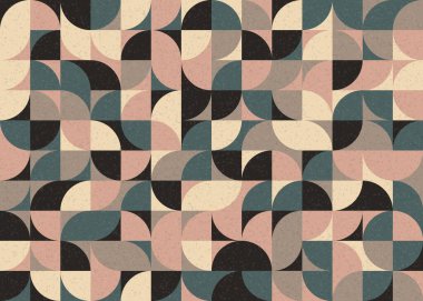 Soyut Geometrik Desen üretken hesaplama sanatı çizimi