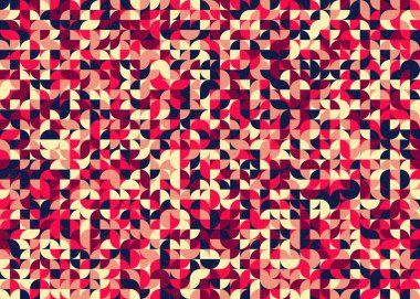 Soyut Geometrik Desen üretken hesaplama sanatı çizimi