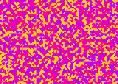 Soyut Geometrik Desen üretken hesaplama sanatı çizimi