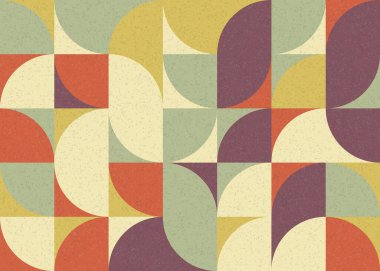 Soyut Geometrik Desen üretken hesaplama sanatı çizimi