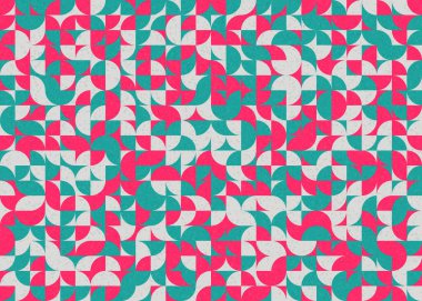 Soyut Geometrik Desen üretken hesaplama sanatı çizimi