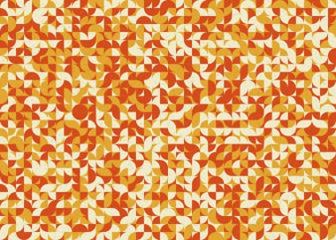 Soyut Geometrik Desen üretken hesaplama sanatı çizimi