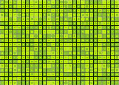 Soyut Geometrik Desen, üretken hesaplama sanatı çizimi