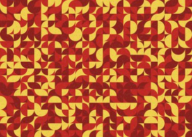 Soyut Geometrik Desen üretken hesaplama sanatı çizimi