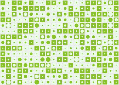 Soyut Geometrik Desen, üretken hesaplama sanatı çizimi