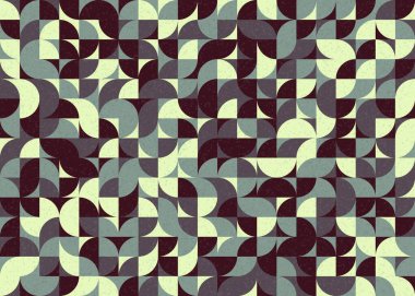 Soyut Geometrik Desen üretken hesaplama sanatı çizimi