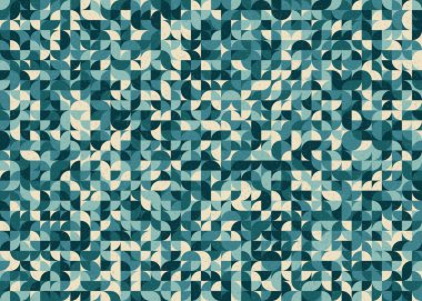 Soyut Geometrik Desen üretken hesaplama sanatı çizimi