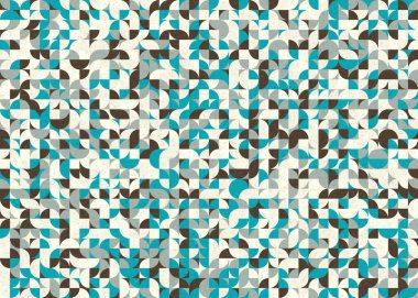 Soyut Geometrik Desen üretken hesaplama sanatı çizimi