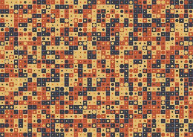 Soyut Geometrik Desen üretken hesaplama sanatı çizimi