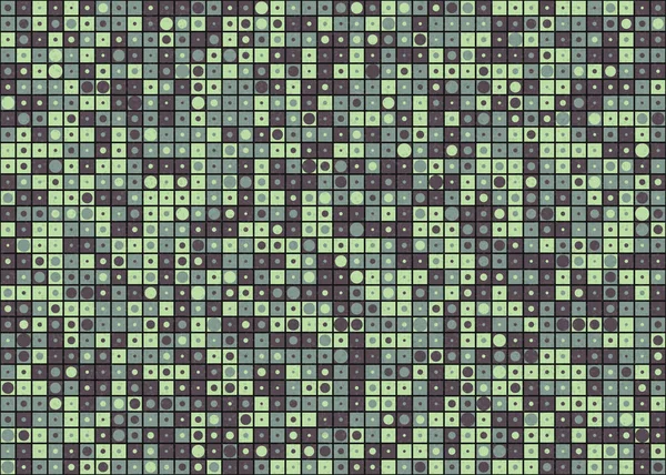 Abstraktes Geometrisches Muster Generative Computergestützte Illustration — Stockvektor