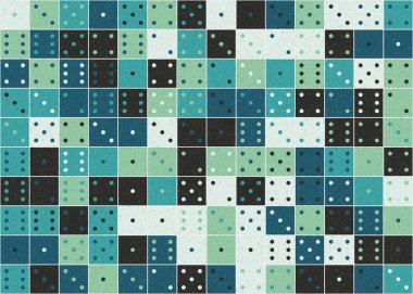 Soyut Geometrik Desen üretken hesaplama sanatı çizimi