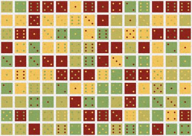 Soyut Geometrik Desen üretken hesaplama sanatı çizimi
