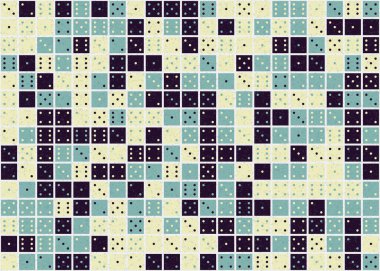 Soyut Geometrik Desen üretken hesaplama sanatı çizimi