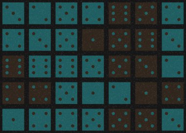 Soyut Geometrik Desen, üretken hesaplama sanatı çizimi